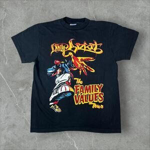 Vintage Limp Bizkit 1999 Family Values Tour Sz Large Single Stitch Reprint Shirt